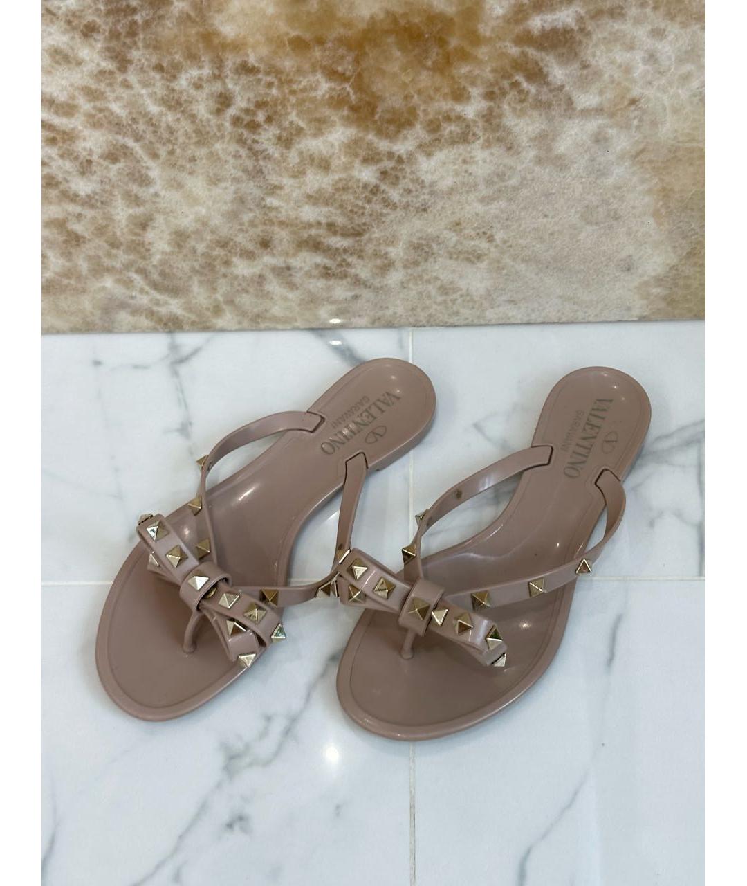 VALENTINO Черные шлепанцы, фото 6