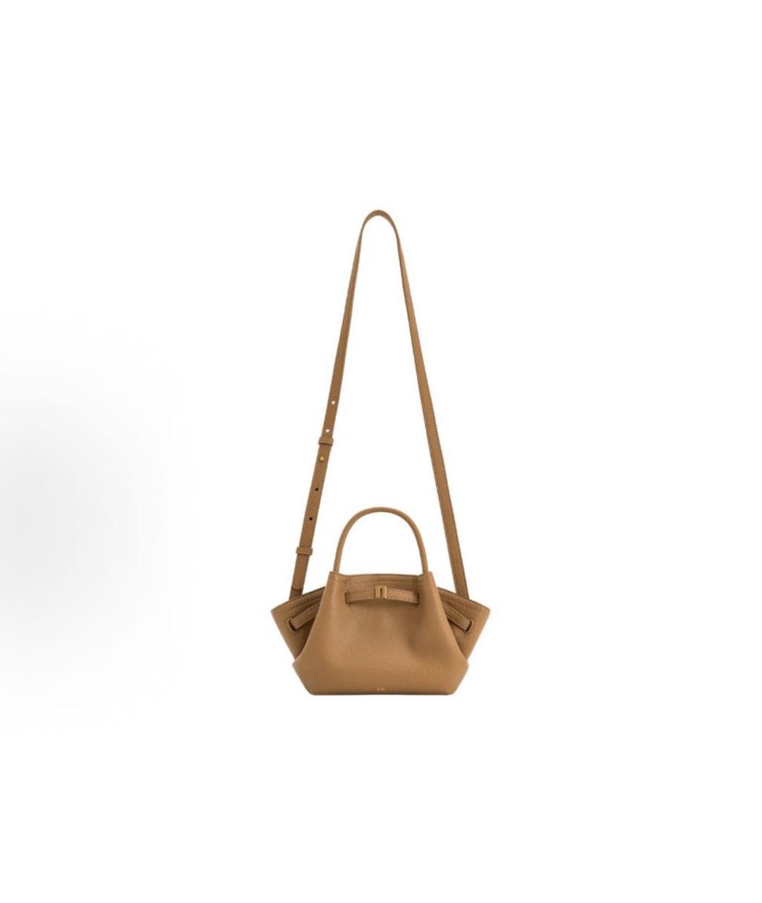 JW PEI Бежевая кожаная сумка тоут, фото 4