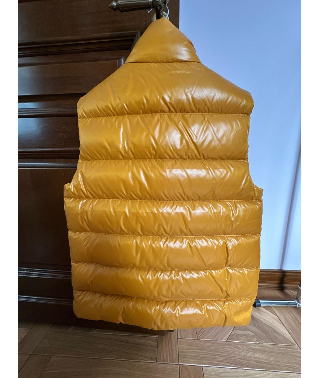 MONCLER Горчичный жилет, фото 2