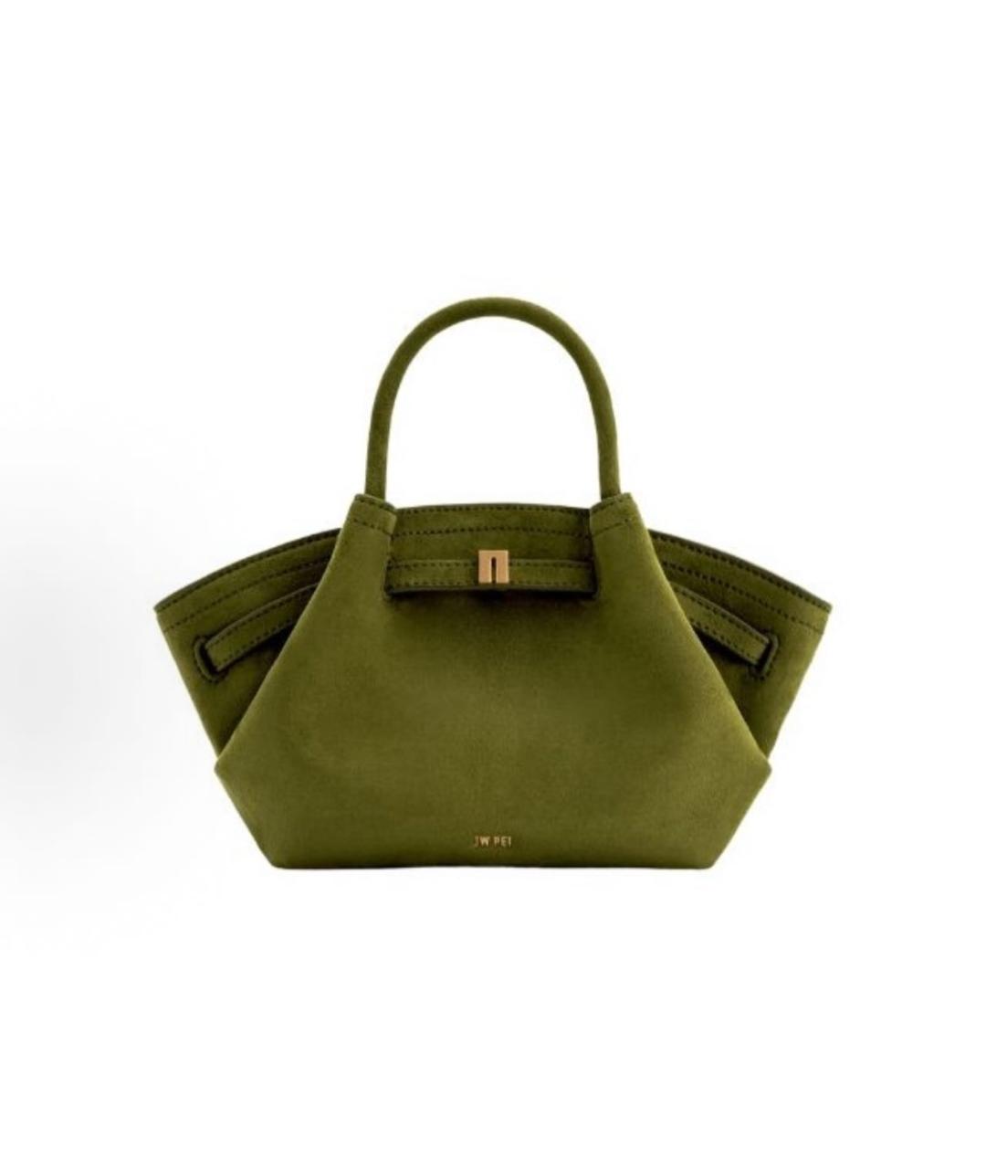 JW PEI Хаки замшевая сумка тоут, фото 6