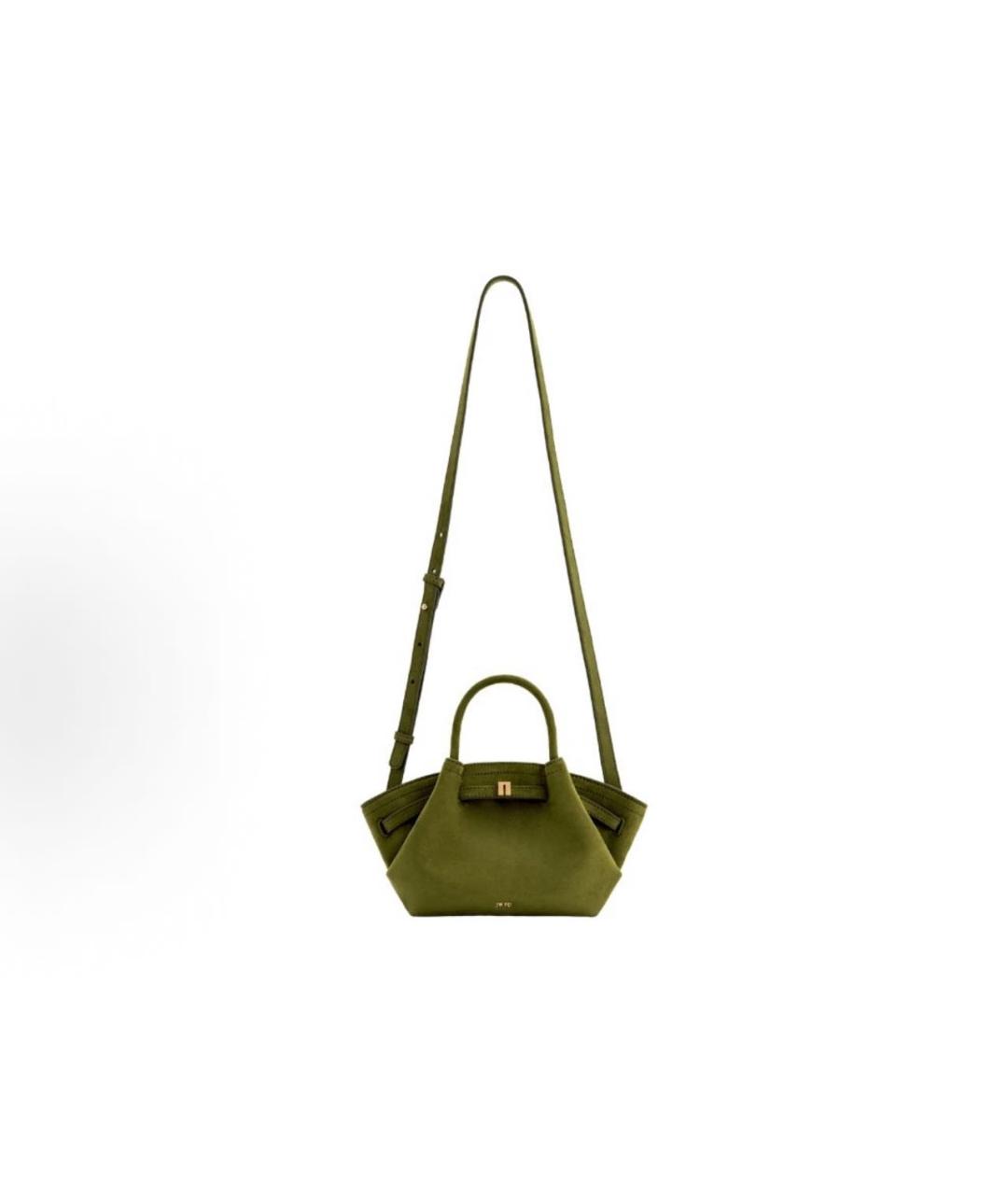 JW PEI Хаки замшевая сумка тоут, фото 4