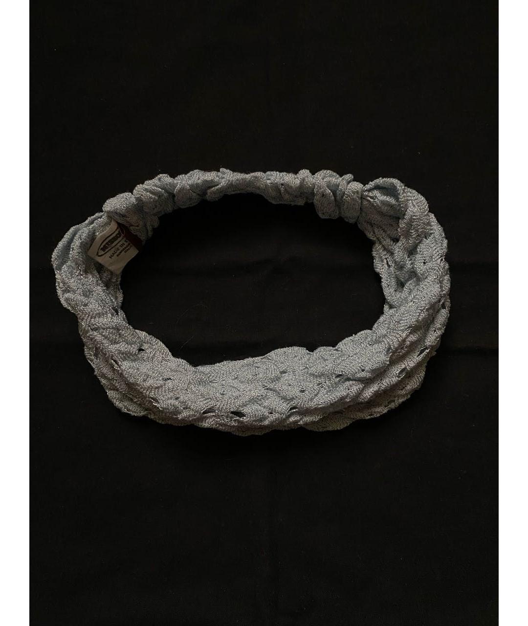 MISSONI Голубая повязка на голову, фото 2