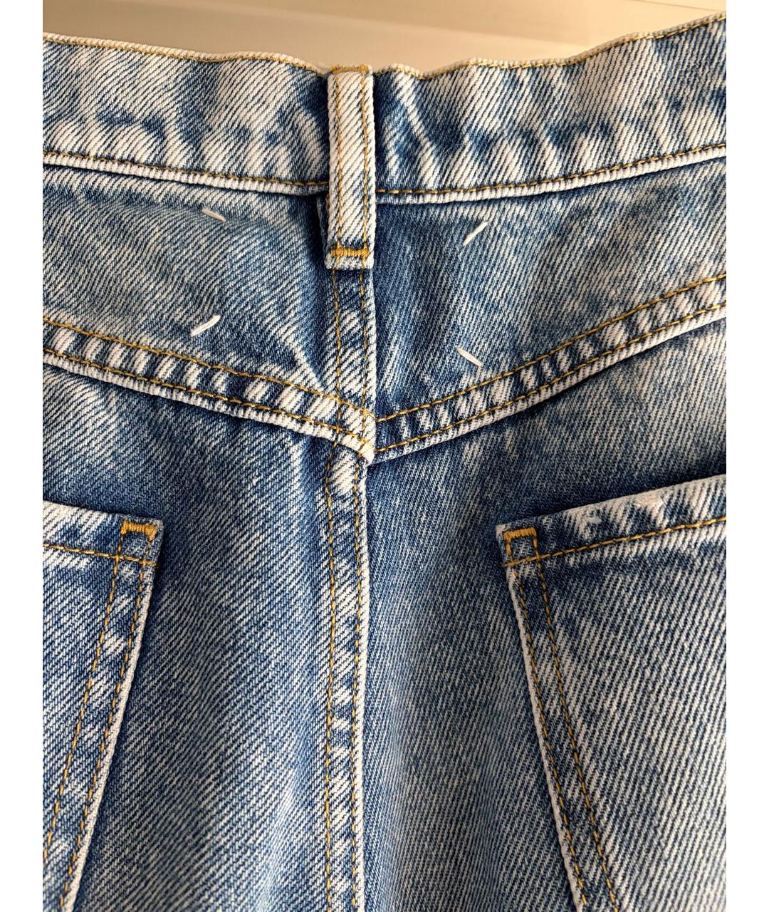 MAISON MARGIELA Синие прямые джинсы, фото 2
