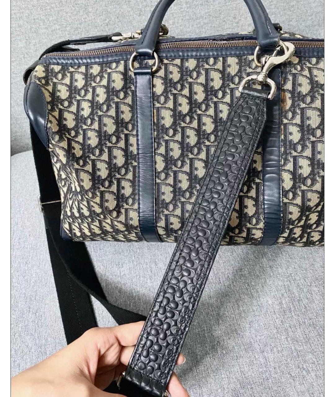 CHRISTIAN DIOR Жаккардовая дорожная/спортивная сумка, фото 2