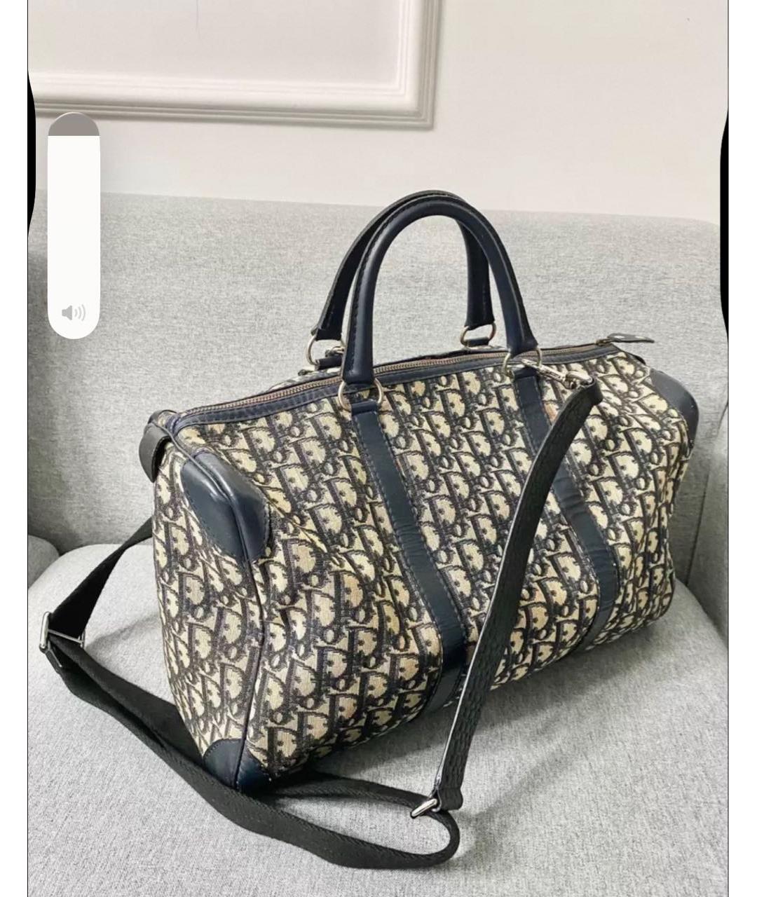 CHRISTIAN DIOR Жаккардовая дорожная/спортивная сумка, фото 4