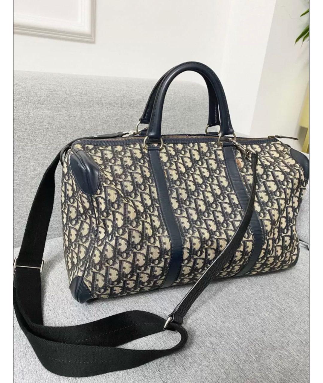 CHRISTIAN DIOR Жаккардовая дорожная/спортивная сумка, фото 9