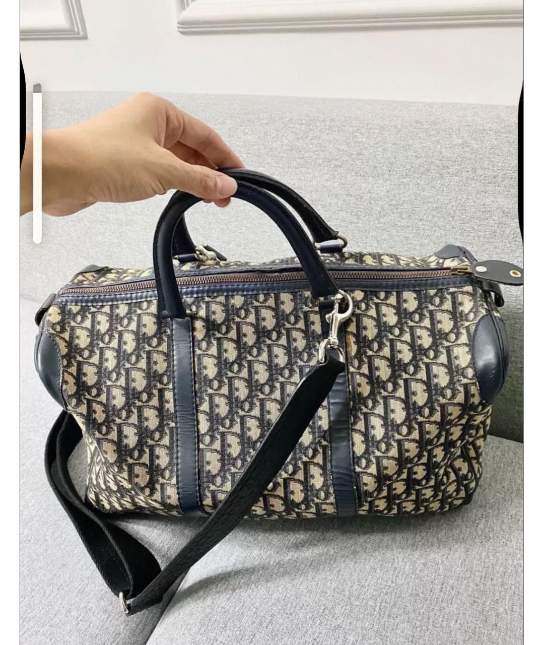 CHRISTIAN DIOR Жаккардовая дорожная/спортивная сумка, фото 5