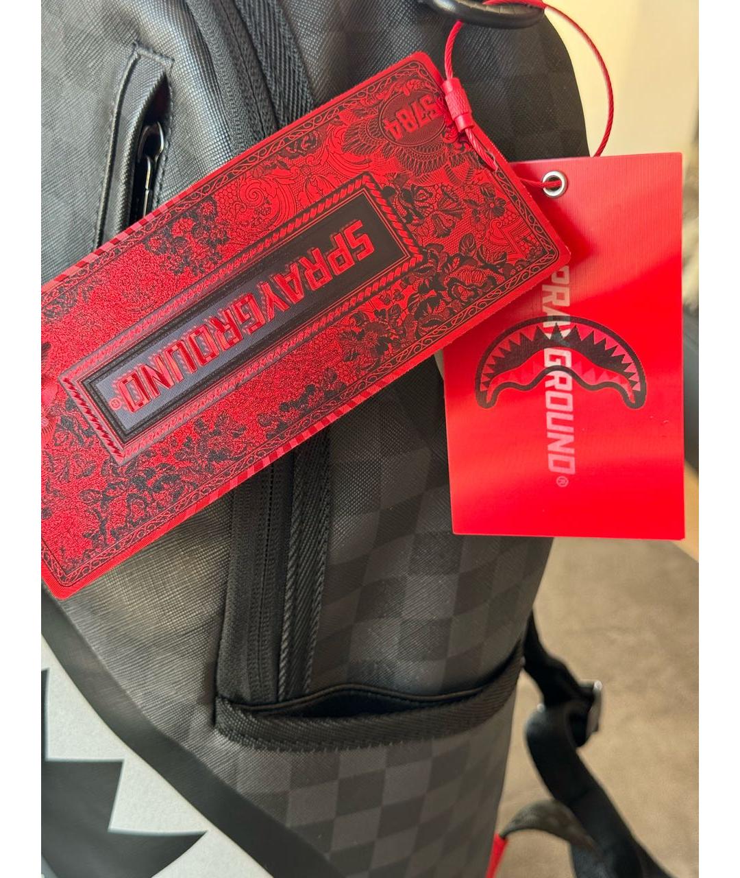 SPRAYGROUND Черный рюкзак, фото 4