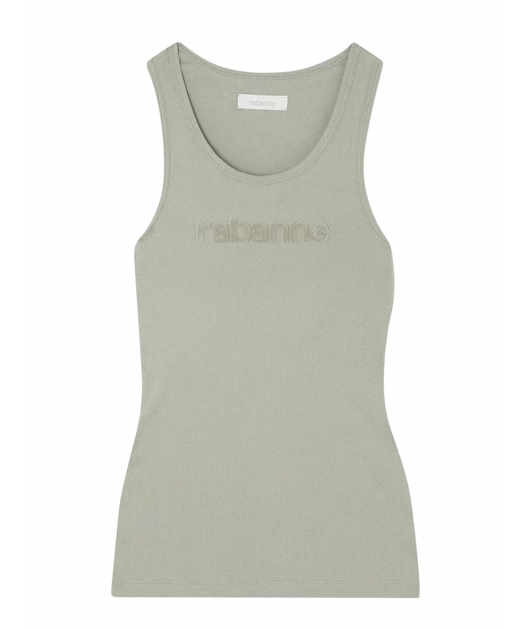 PACO RABANNE Хаки майка, фото 1