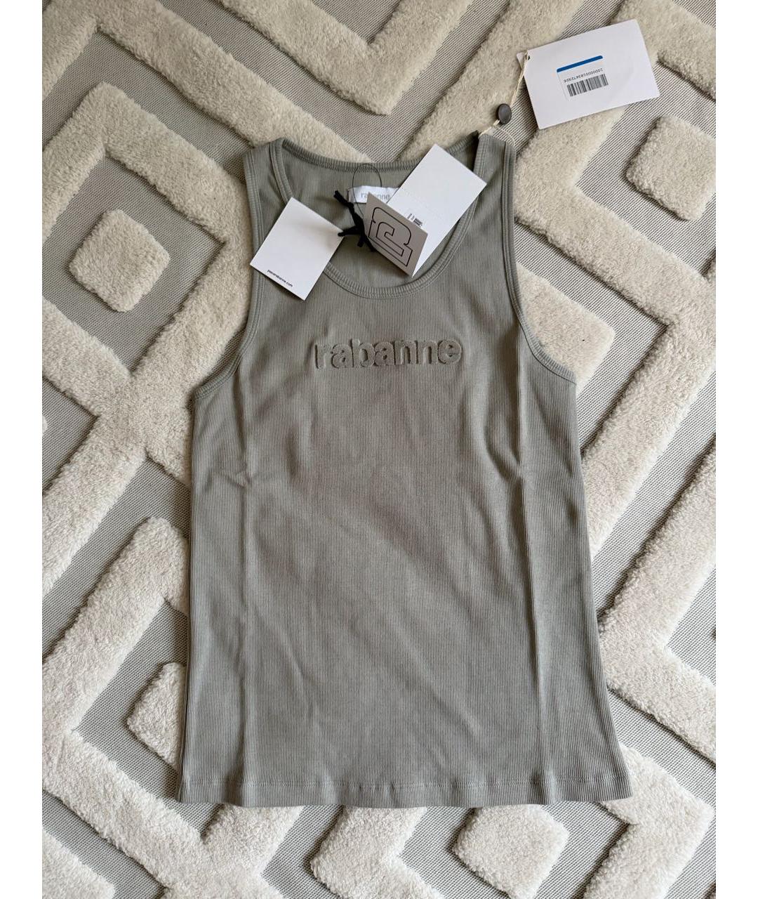 PACO RABANNE Хаки майка, фото 3