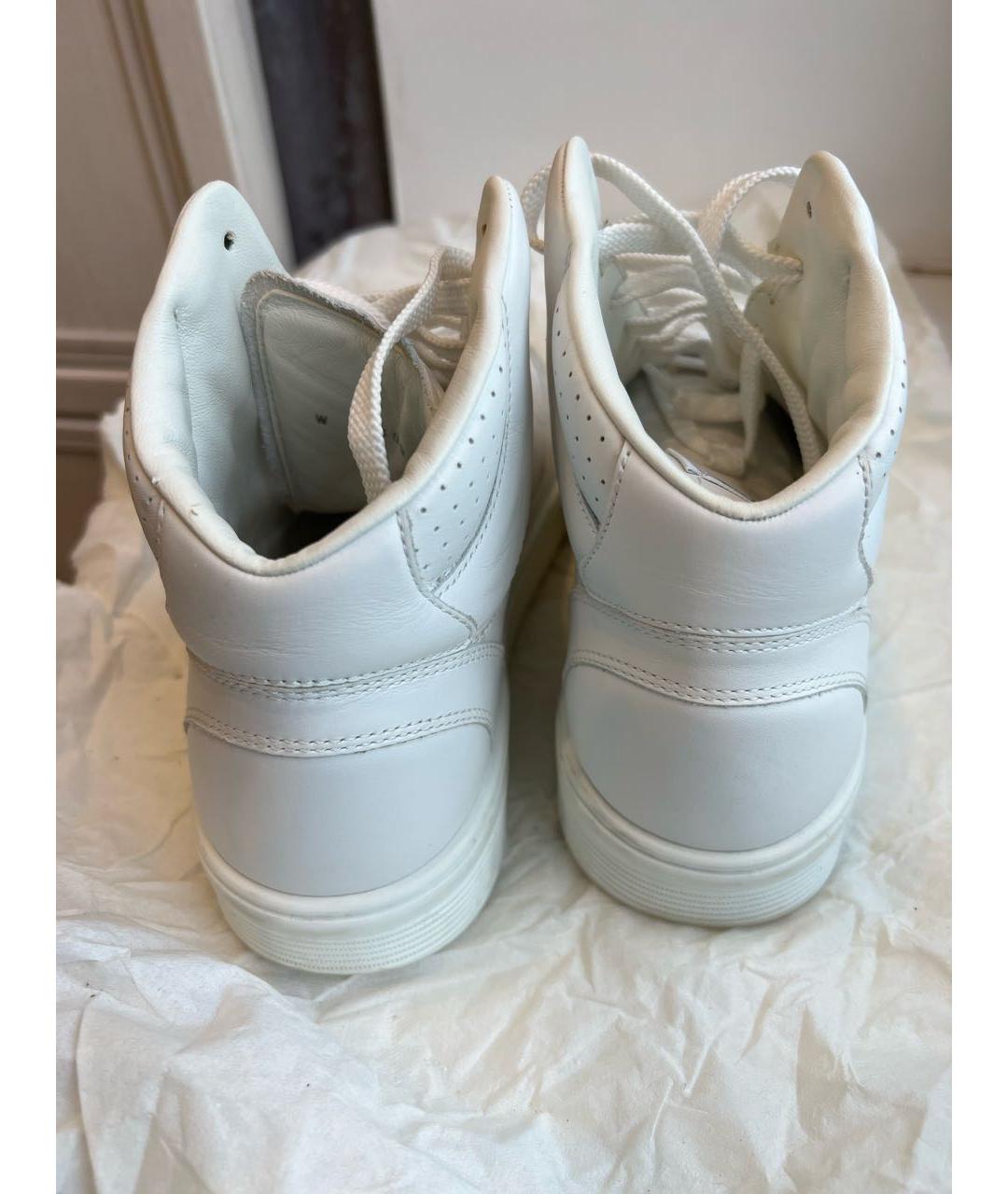 CHANEL Белые кожаные кеды, фото 4