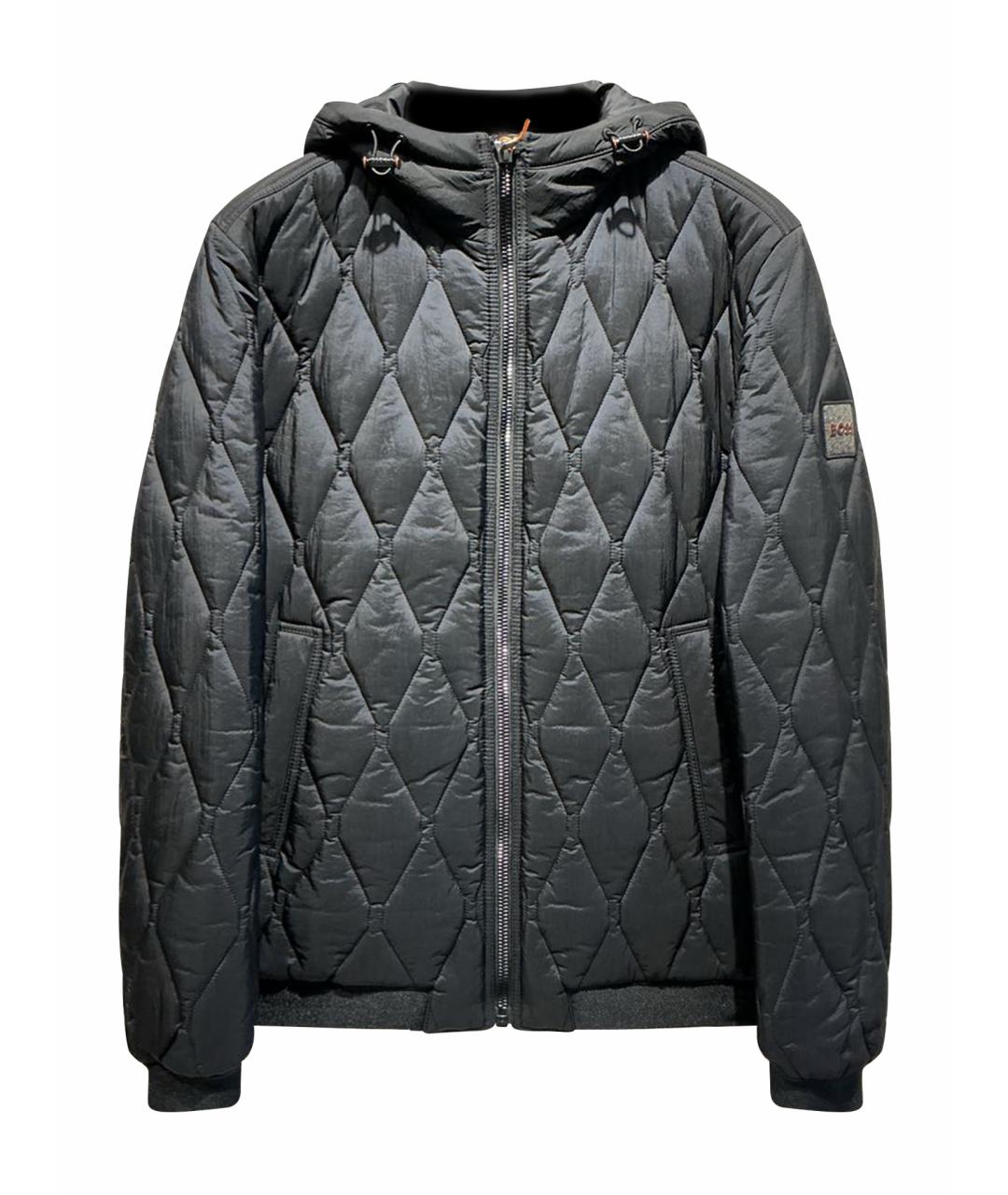 HUGO BOSS Черная полиамидовая куртка, фото 1