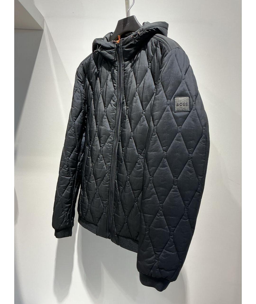 HUGO BOSS Черная полиамидовая куртка, фото 2