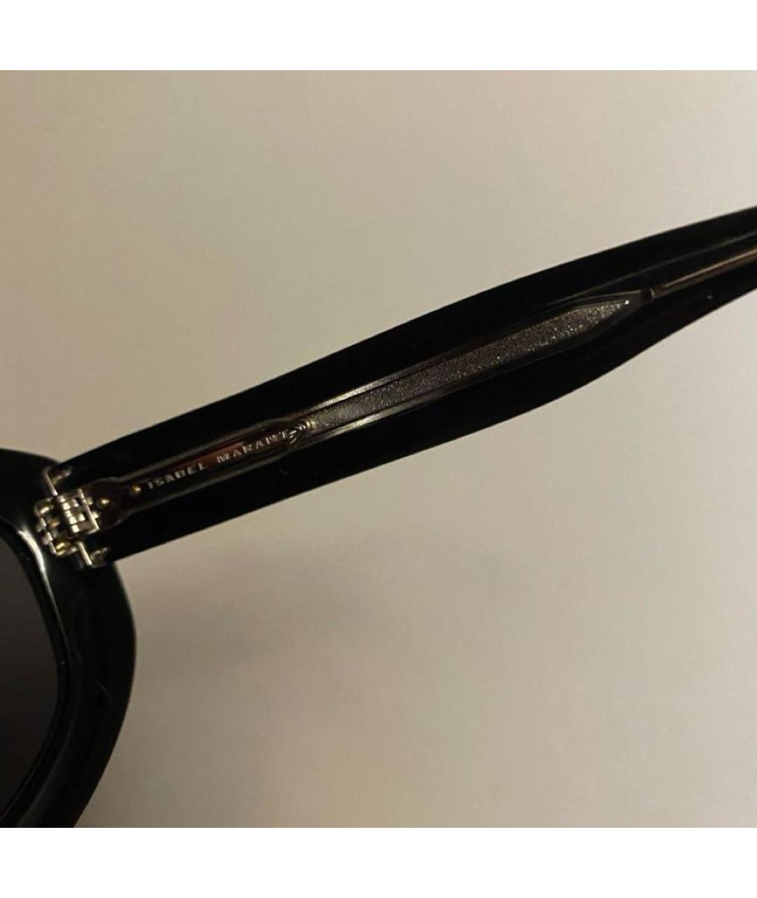 ISABEL MARANT Черные пластиковые солнцезащитные очки, фото 5