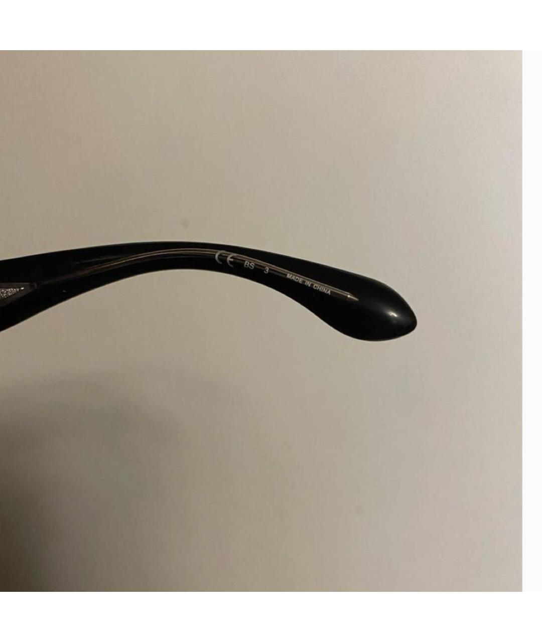 ISABEL MARANT Черные пластиковые солнцезащитные очки, фото 3