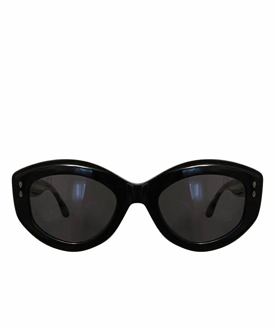 ISABEL MARANT Черные пластиковые солнцезащитные очки, фото 8