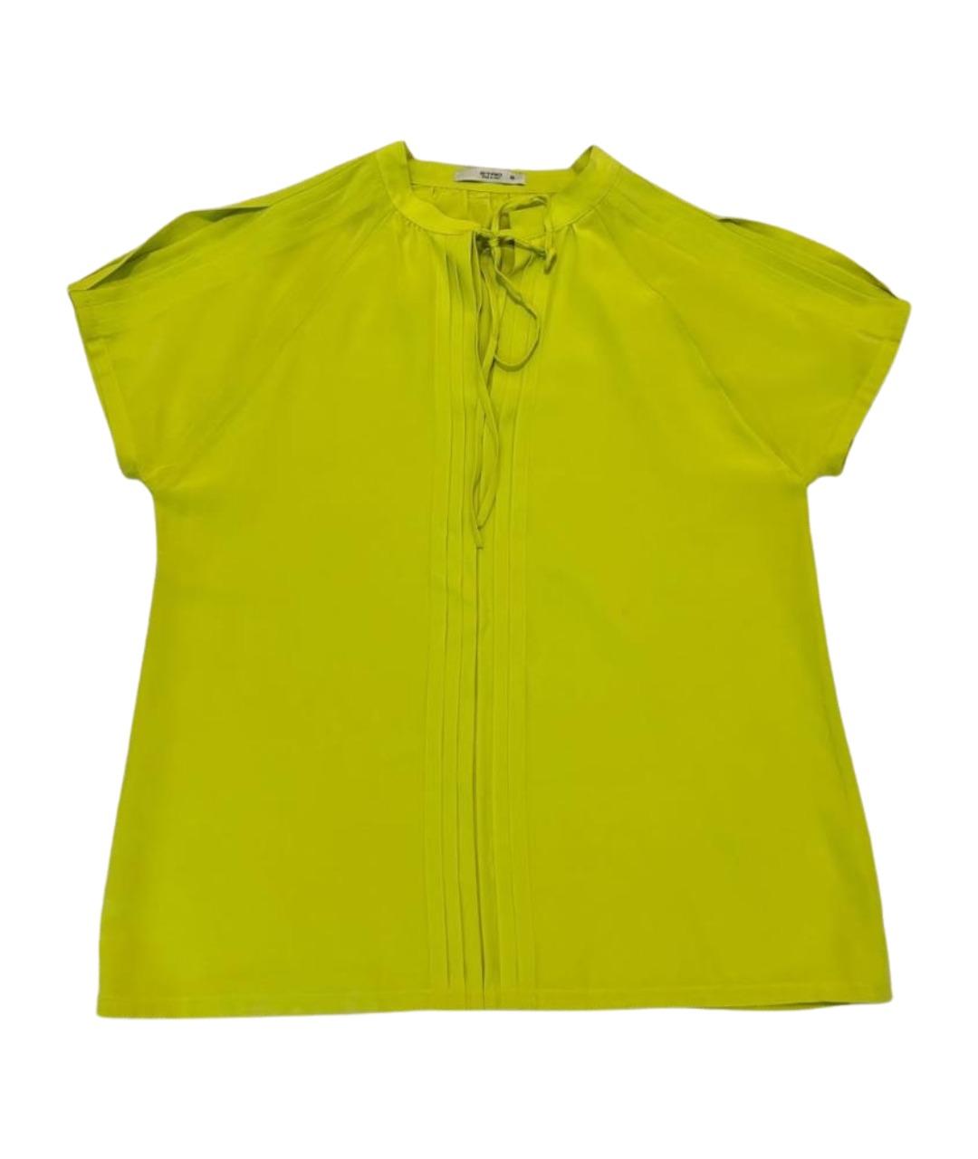 ETRO Зеленая шелковая блузы, фото 1