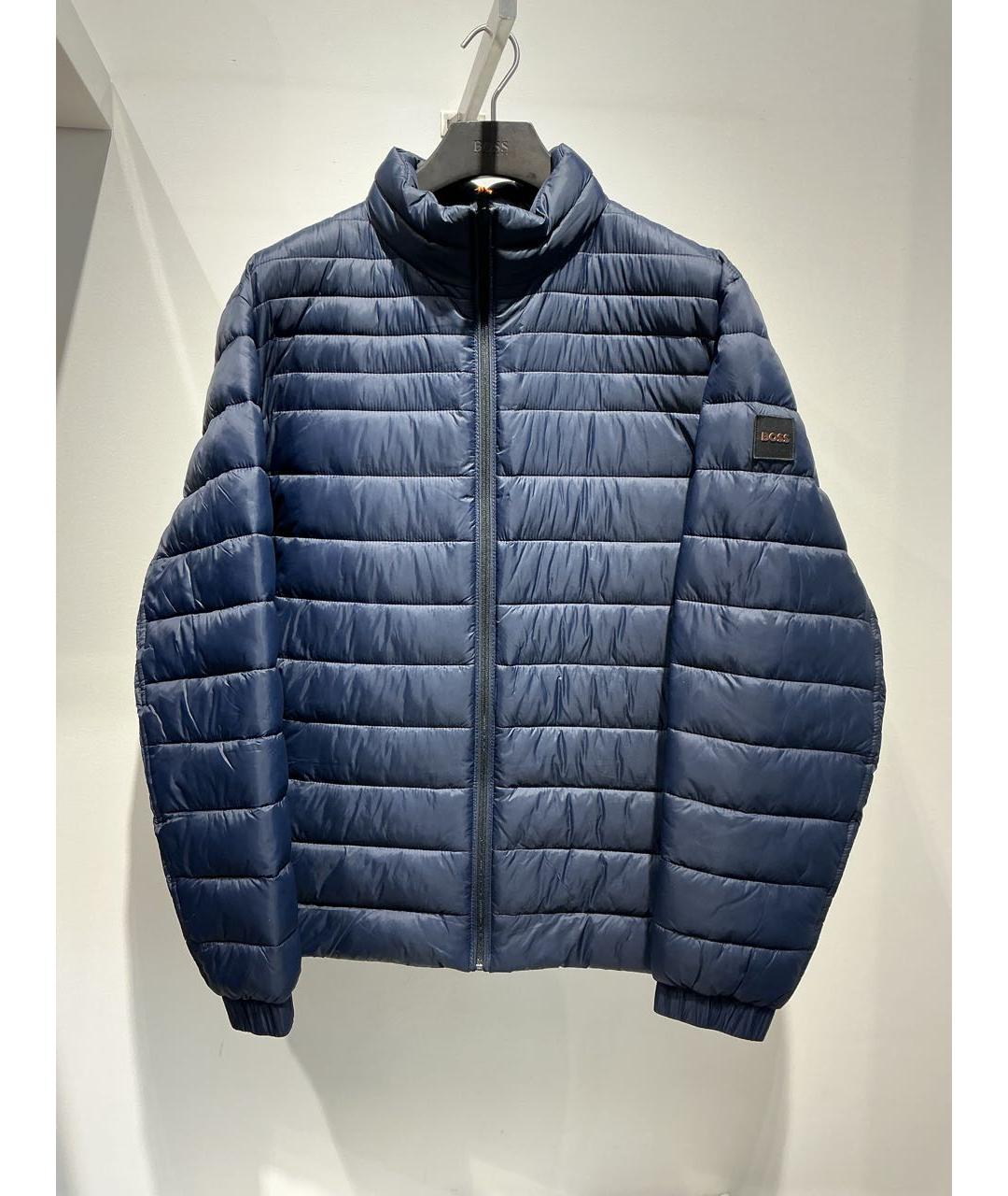 HUGO BOSS Темно-синяя полиамидовая куртка, фото 4