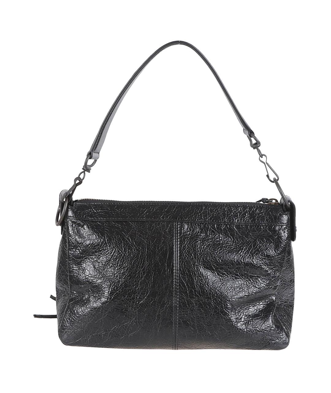 BALENCIAGA Черная кожаная сумка тоут, фото 2