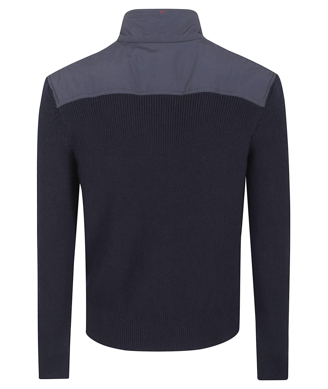 MONCLER GRENOBLE Темно-синяя хлопковая куртка, фото 3