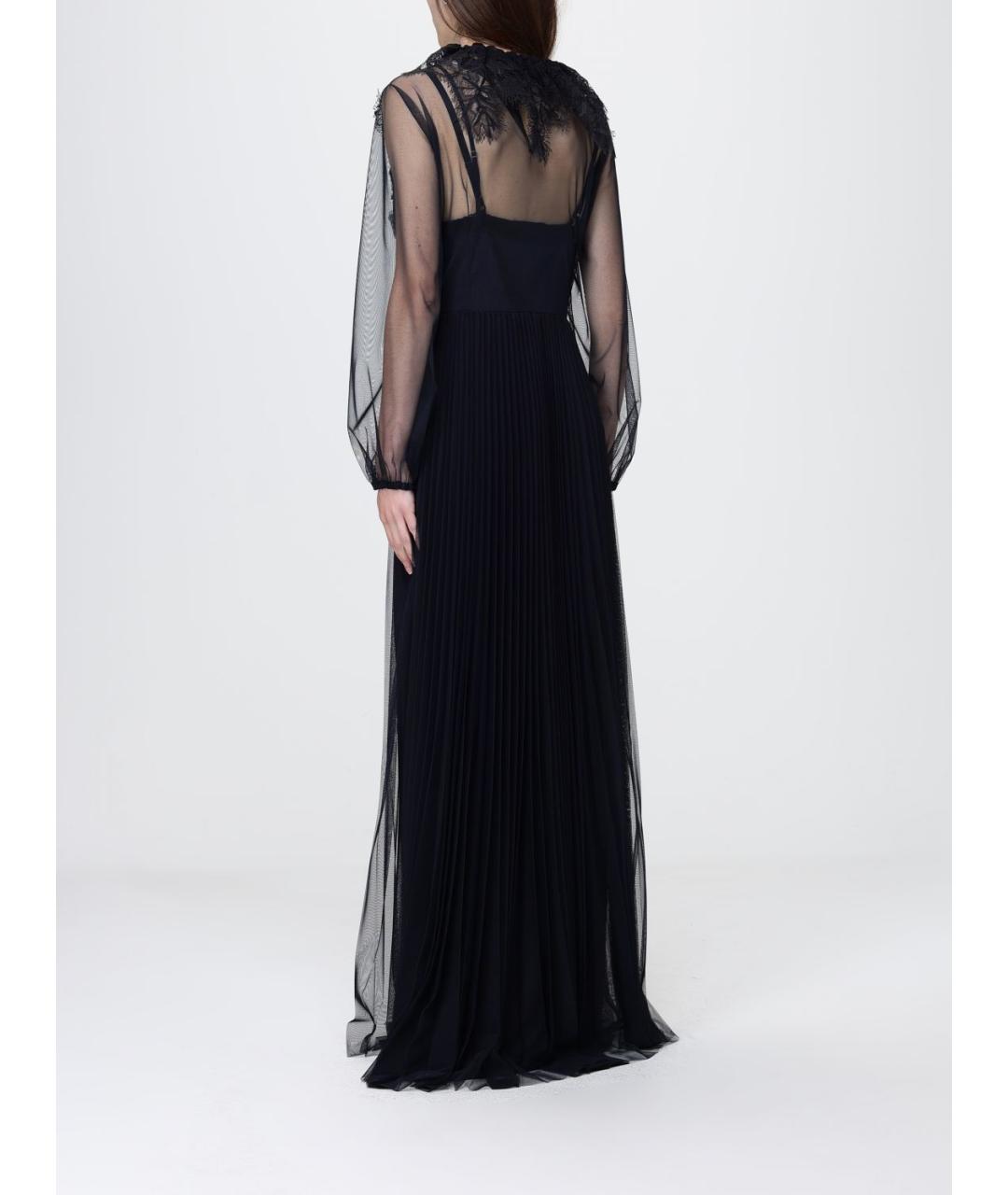 FABIANA FILIPPI Темно-синее полиэстеровое вечернее платье, фото 2