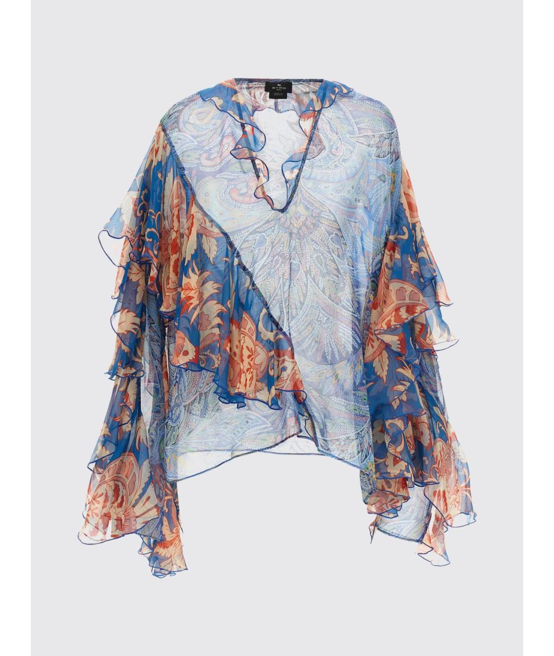 ETRO Мульти шелковая блузы, фото 2