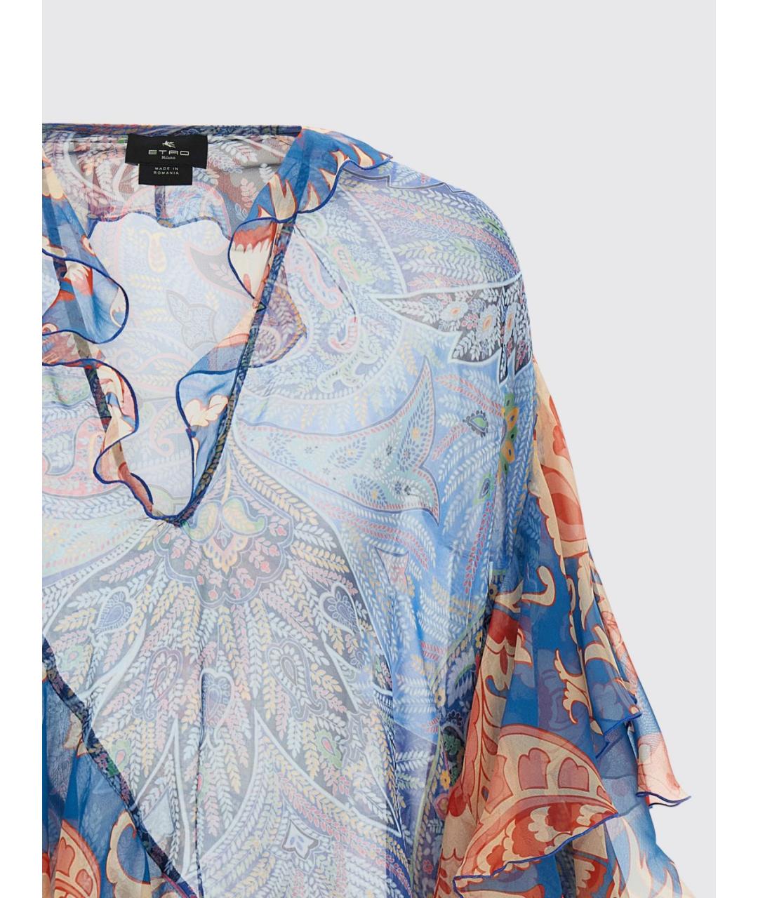 ETRO Мульти шелковая блузы, фото 4