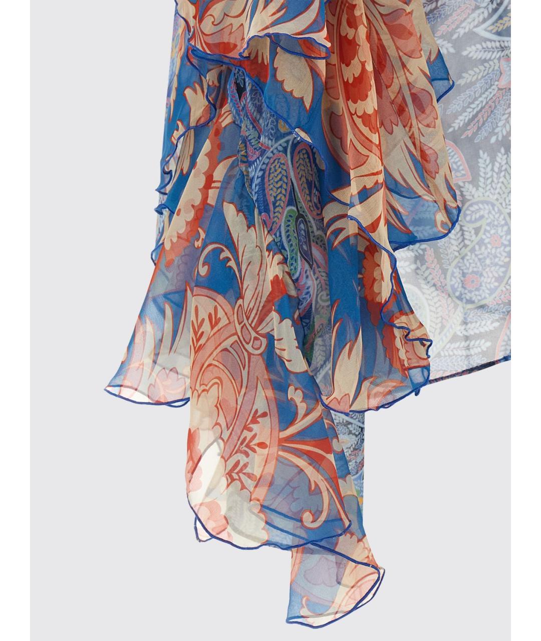 ETRO Мульти шелковая блузы, фото 5