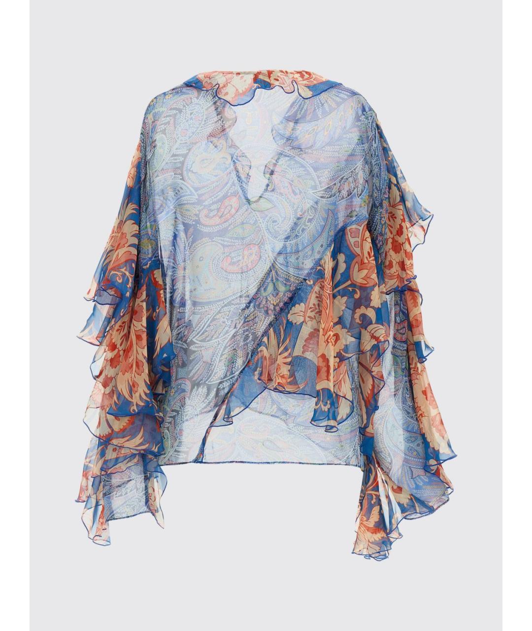 ETRO Мульти шелковая блузы, фото 3