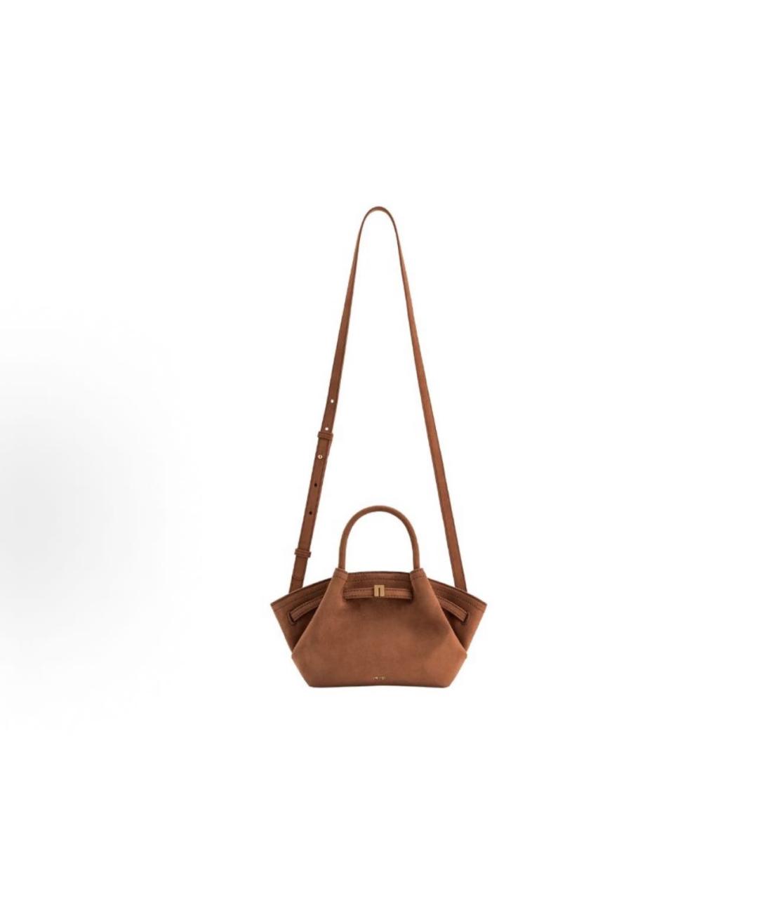 JW PEI Коричневая замшевая сумка тоут, фото 3