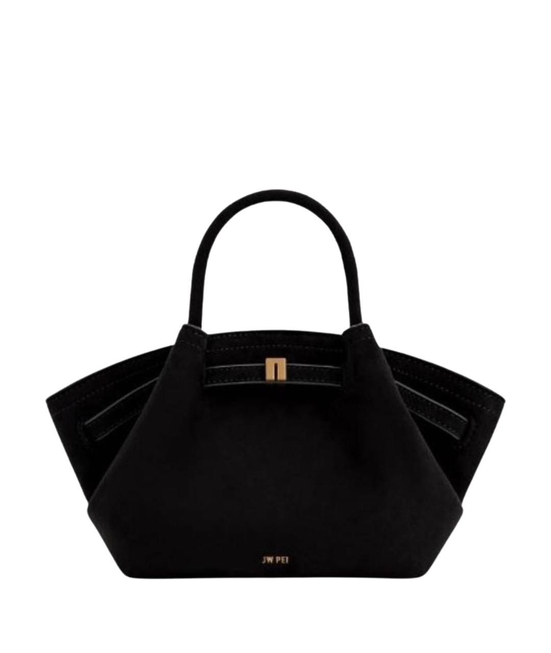 JW PEI Черная замшевая сумка тоут, фото 1