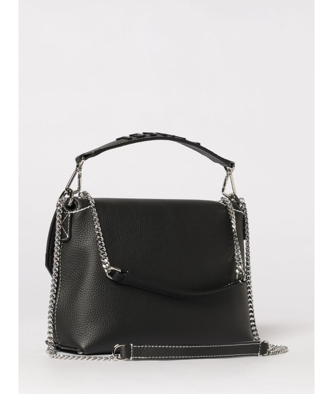 LANCEL Черная кожаная сумка с короткими ручками, фото 2