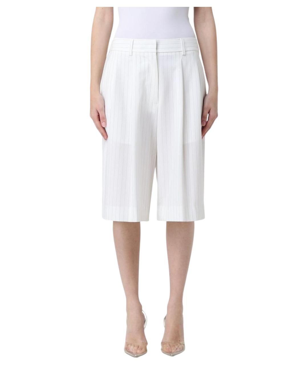 MEIMEIJ Белые полиэстеровые шорты, фото 1