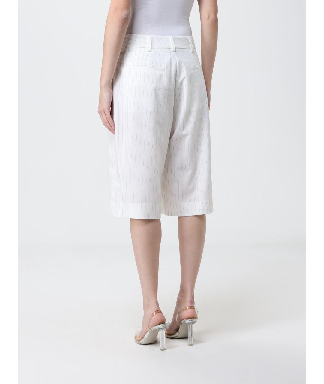 MEIMEIJ Белые полиэстеровые шорты, фото 3