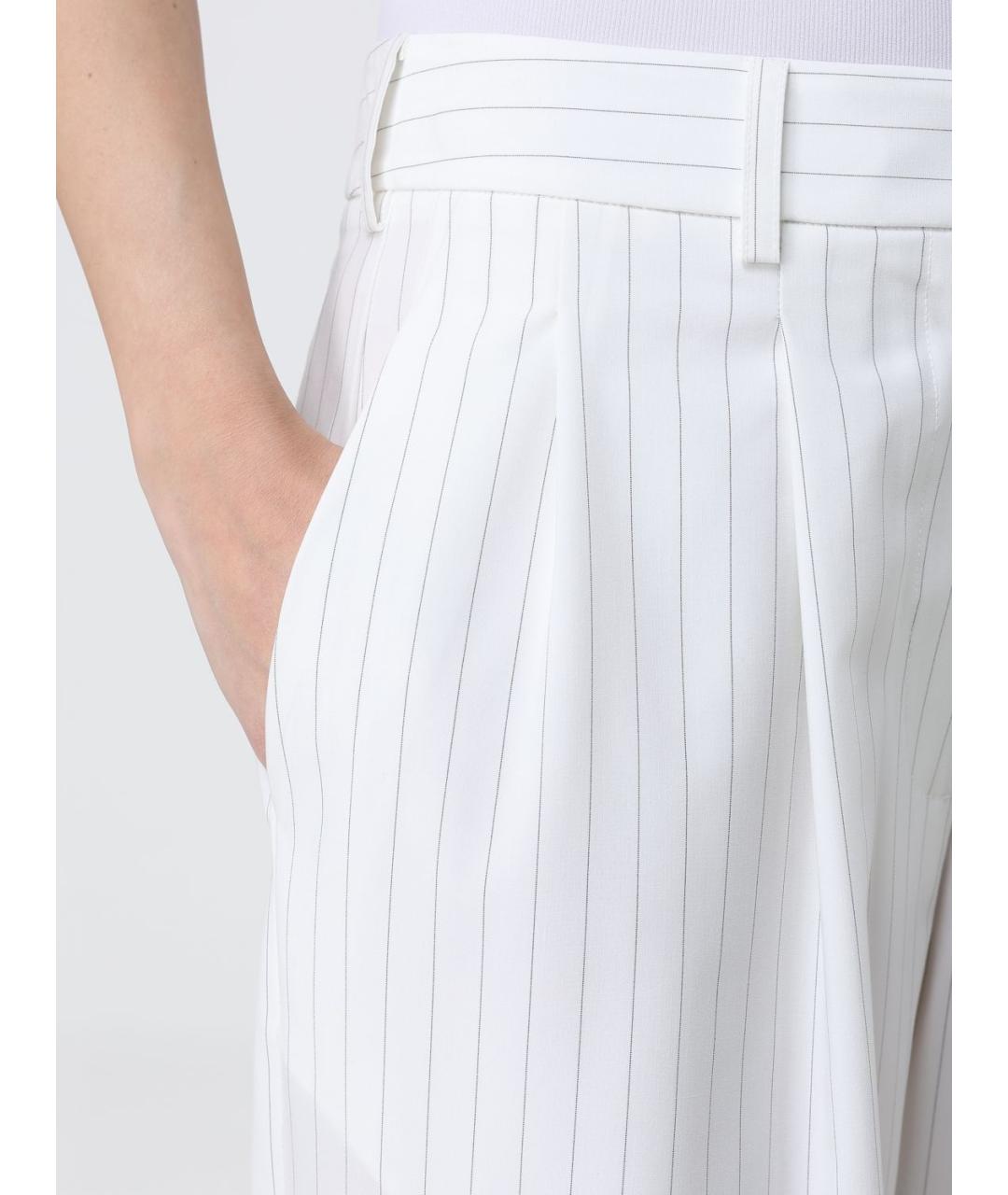 MEIMEIJ Белые полиэстеровые шорты, фото 4