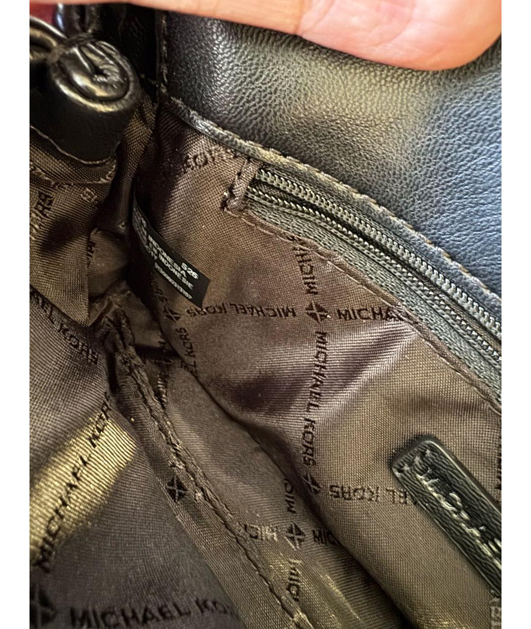 MICHAEL KORS Черная сумка через плечо, фото 6