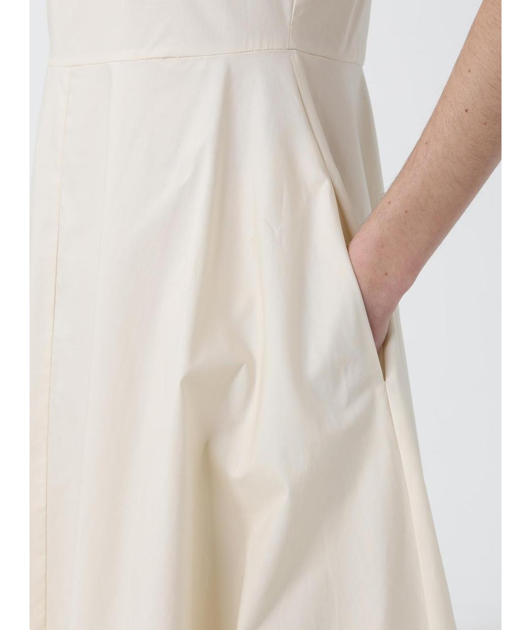 MEIMEIJ Бежевое хлопковое платье, фото 3