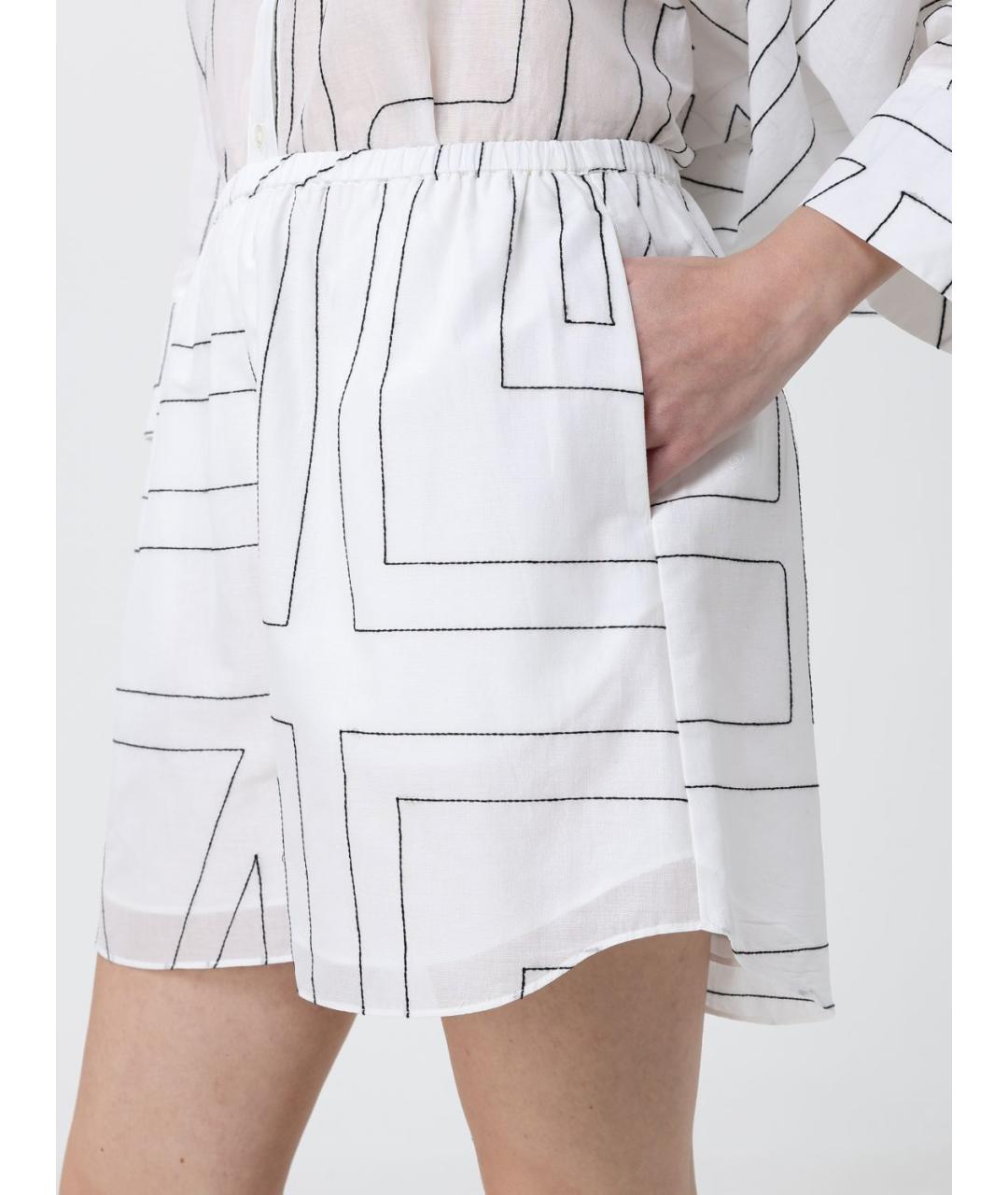 MEIMEIJ Белые хлопковые шорты, фото 4