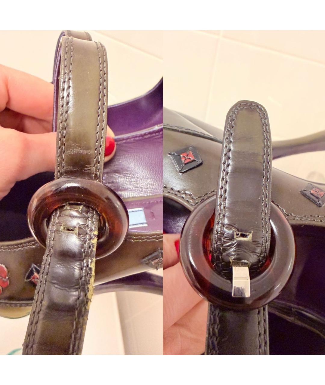 PRADA Зеленые кожаные туфли, фото 8