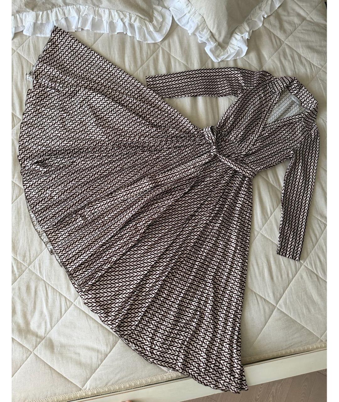 VALENTINO Коричневое повседневное платье, фото 9