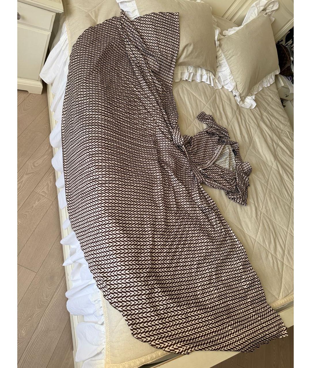 VALENTINO Коричневое повседневное платье, фото 5