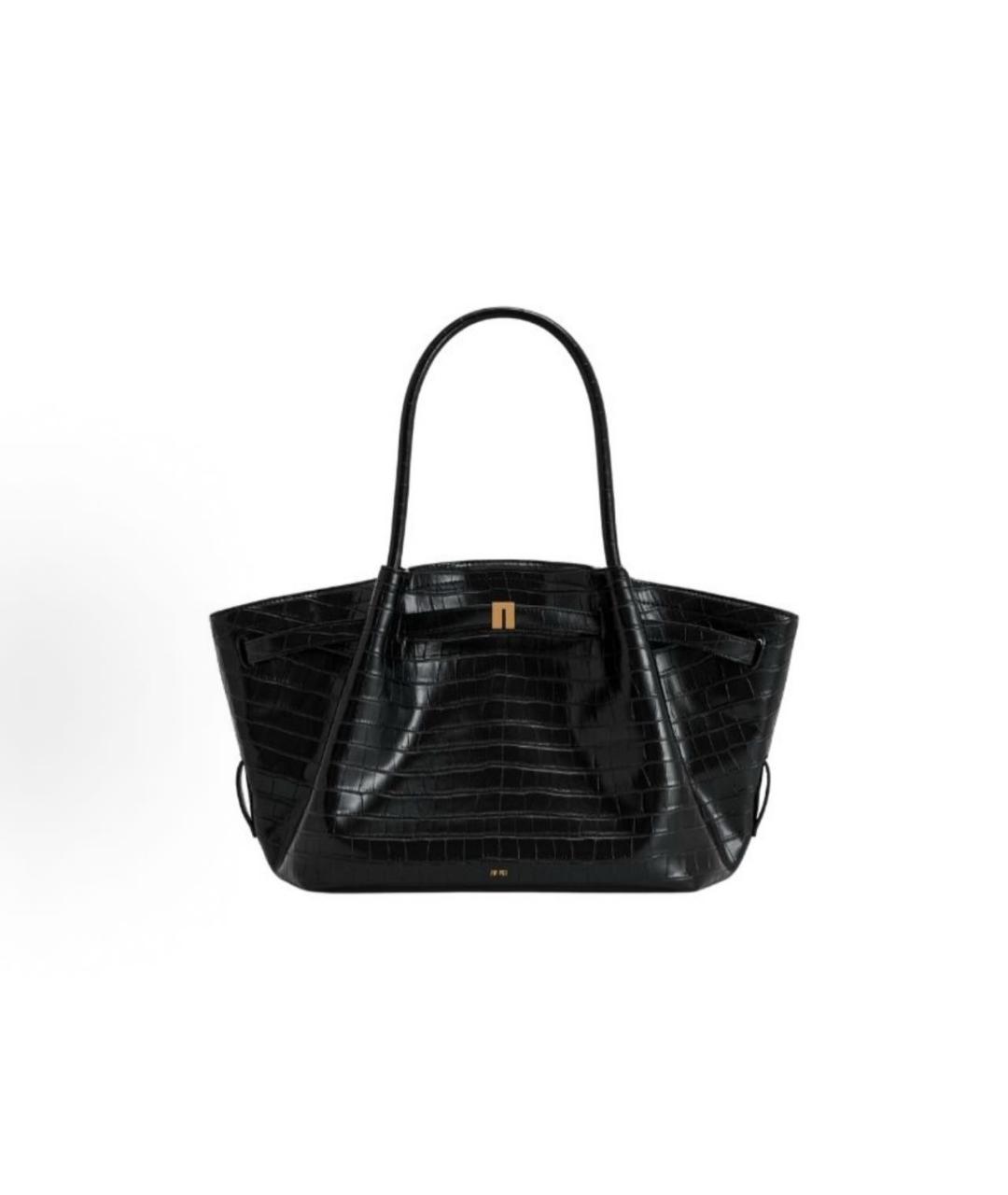 JW PEI Черная кожаная сумка тоут, фото 2