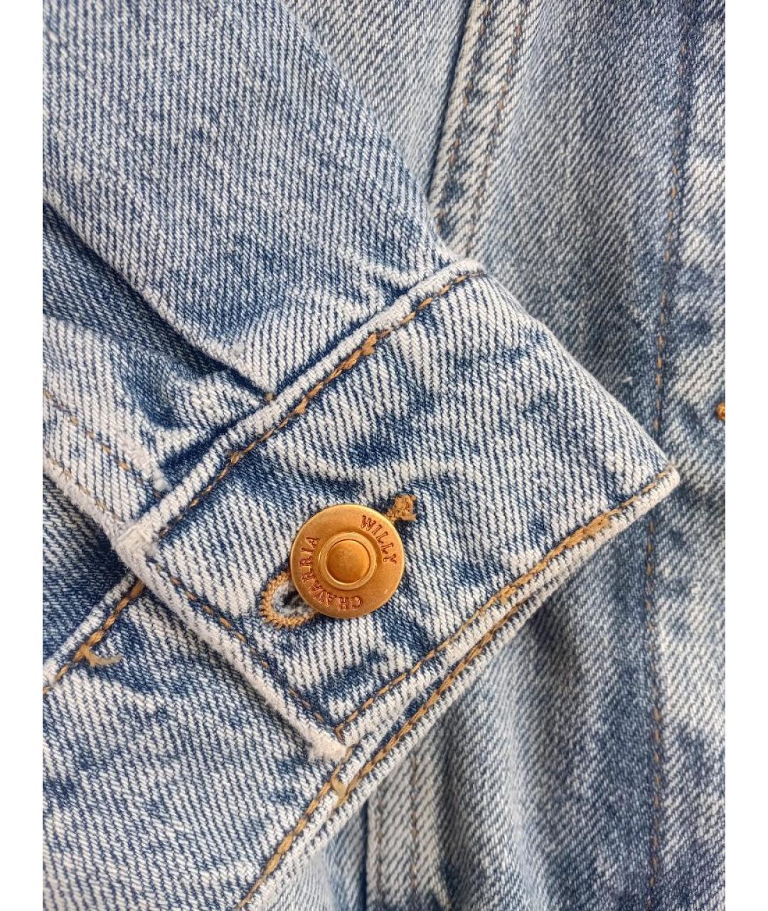 WILLY CHAVARRIA Голубая деним куртка, фото 8