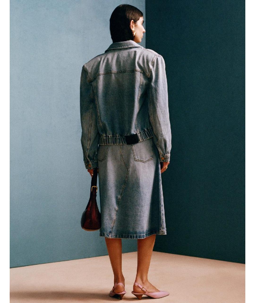 WILLY CHAVARRIA Голубая деним куртка, фото 6