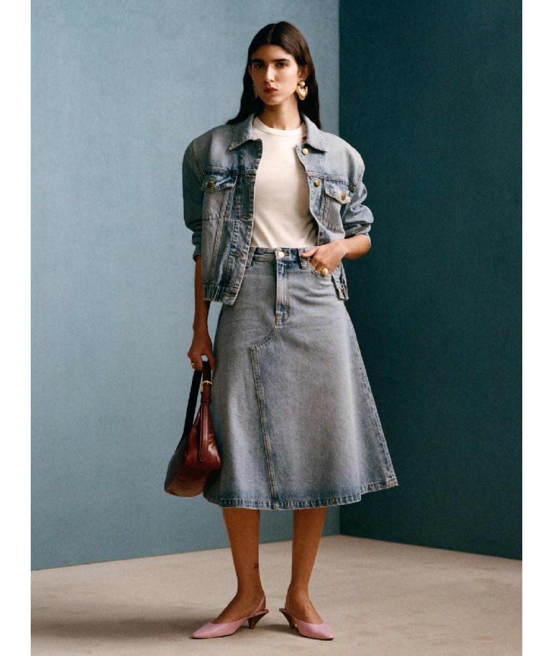 WILLY CHAVARRIA Голубая деним куртка, фото 5