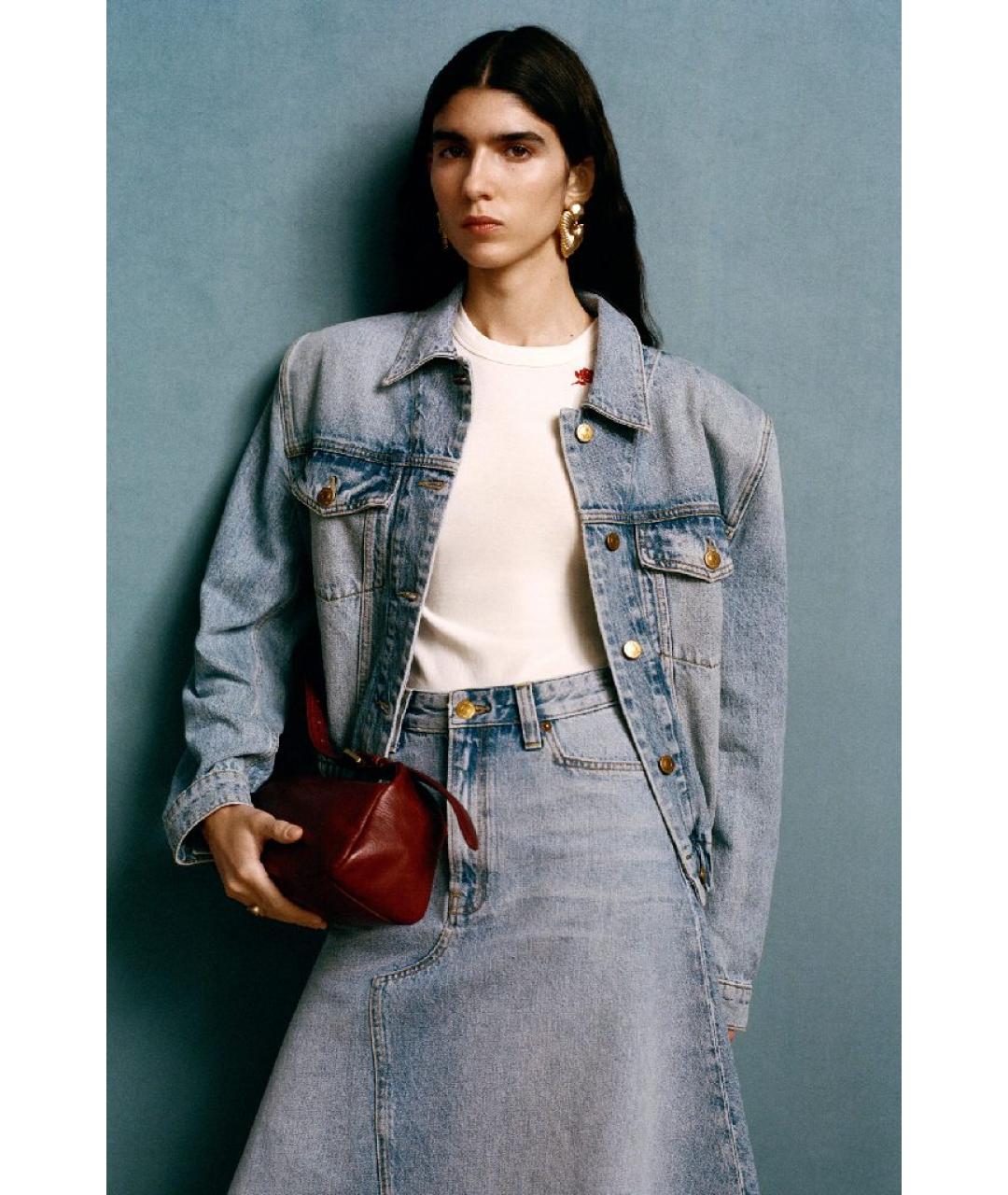 WILLY CHAVARRIA Голубая деним куртка, фото 2