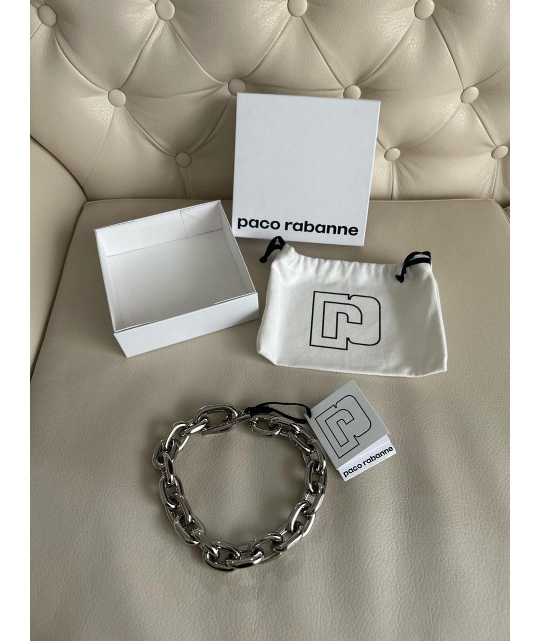 PACO RABANNE Серебряное колье, фото 7