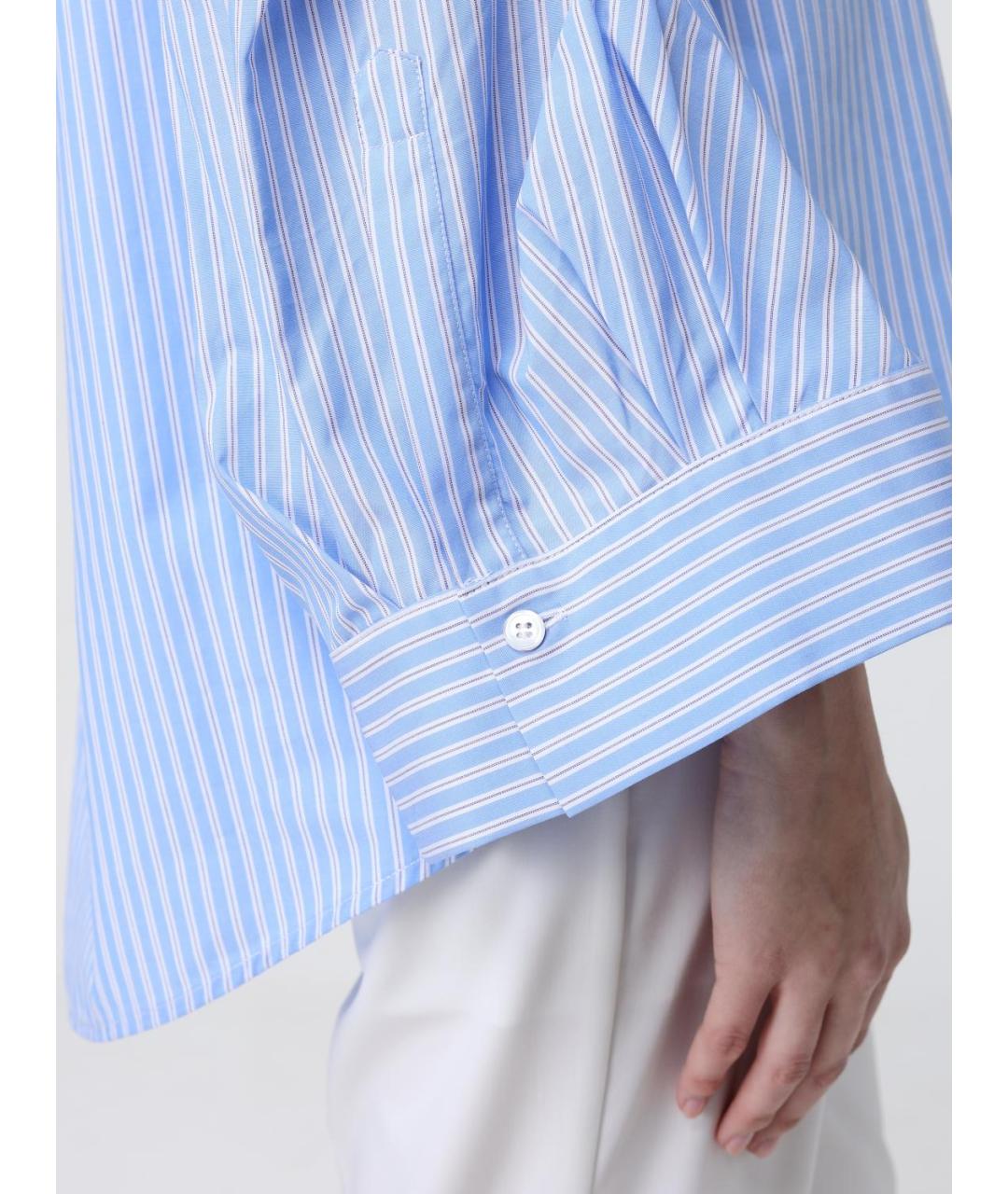 MEIMEIJ Голубая хлопковая рубашка, фото 3