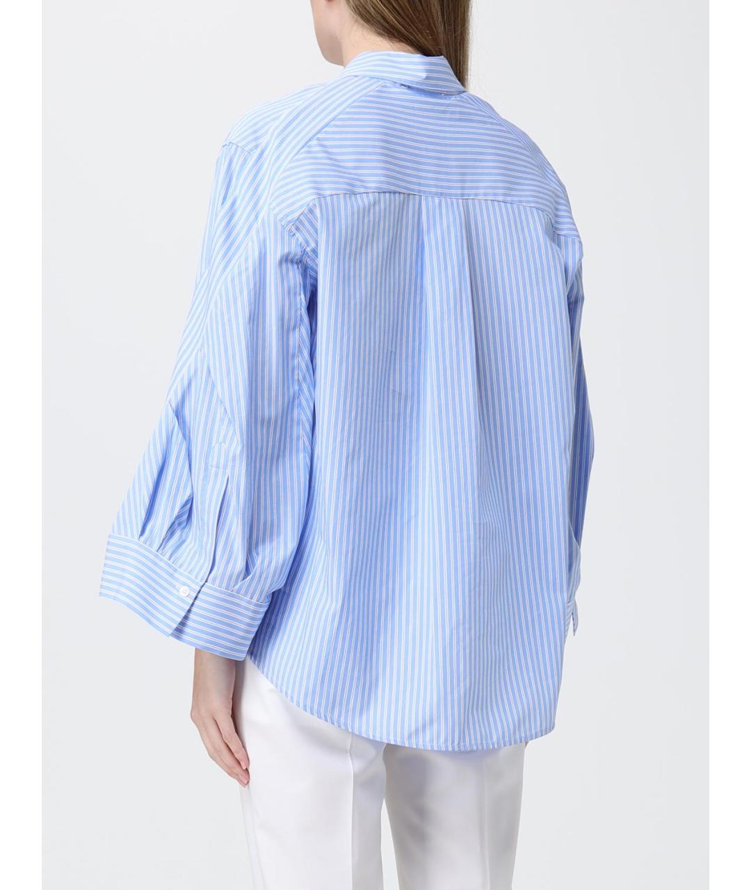 MEIMEIJ Голубая хлопковая рубашка, фото 2