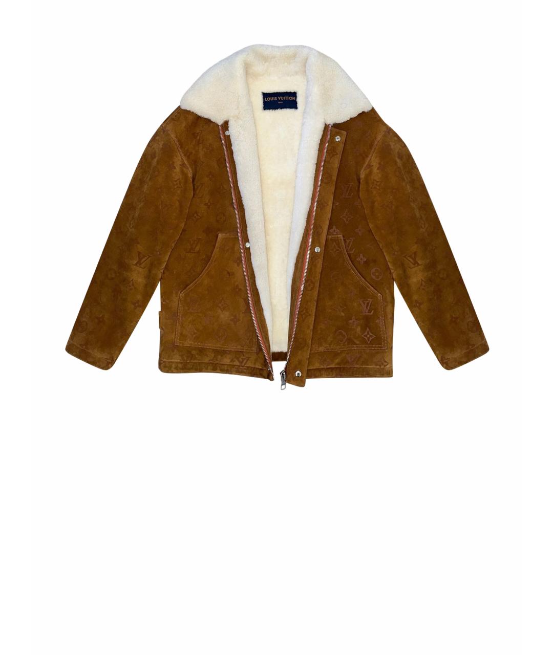 LOUIS VUITTON Коричневая меховая дубленка/шуба, фото 1